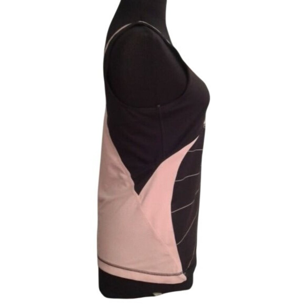 Adidas Size S Tank Top Athletic Black Pink Performance Shelf Bra Clima Cool - Picture 5 of 9